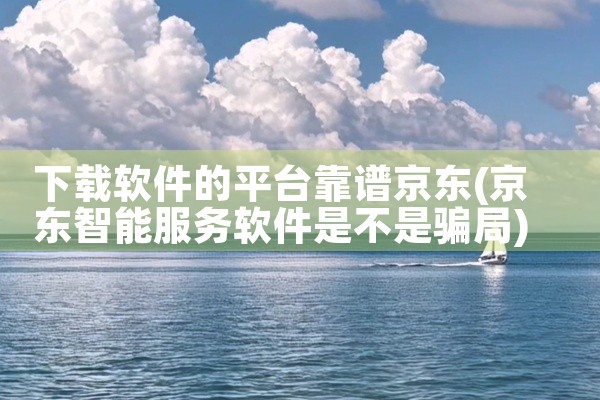 下载软件的平台靠谱京东